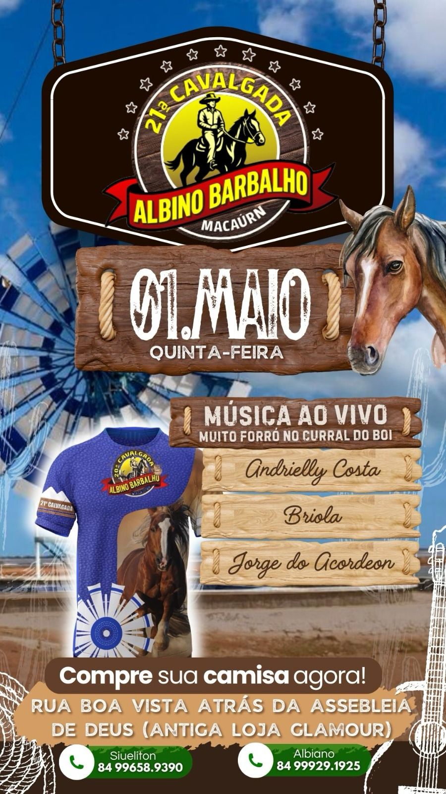 21ª Cavalgada Albino Barbalho: Tradição, Fé e Forró em Macau