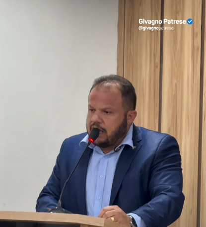Vereadro Givagno Patrese: “Obra pública sem informações, sem transparência.”