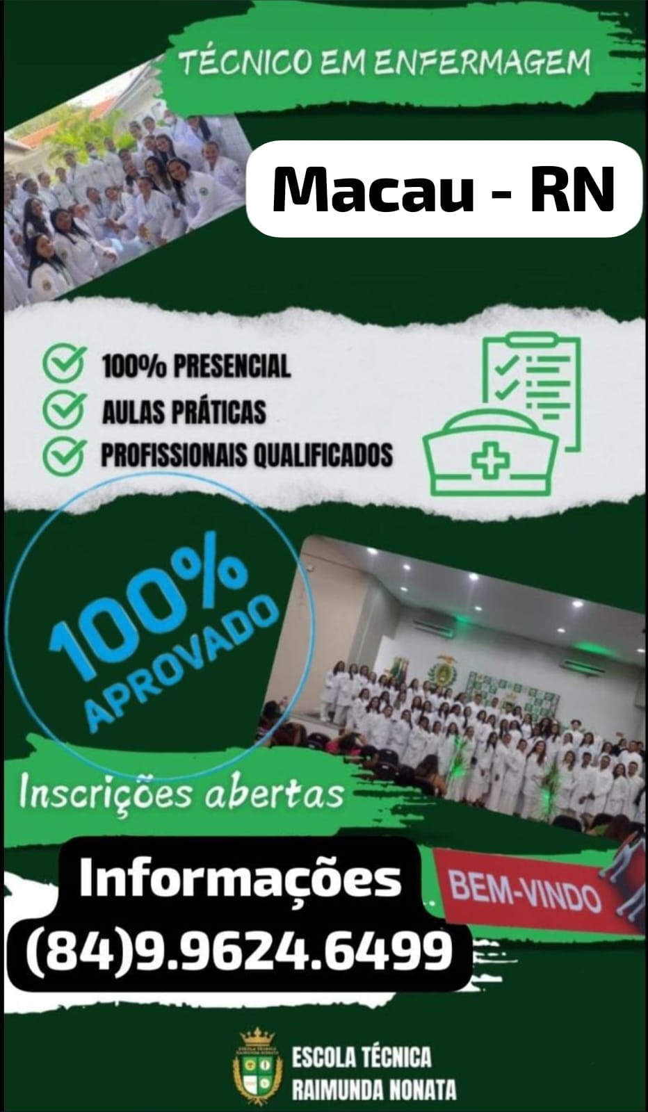 CURSO TÉCNICO DE ENFERMAGEM – MACAU E REGIÃO