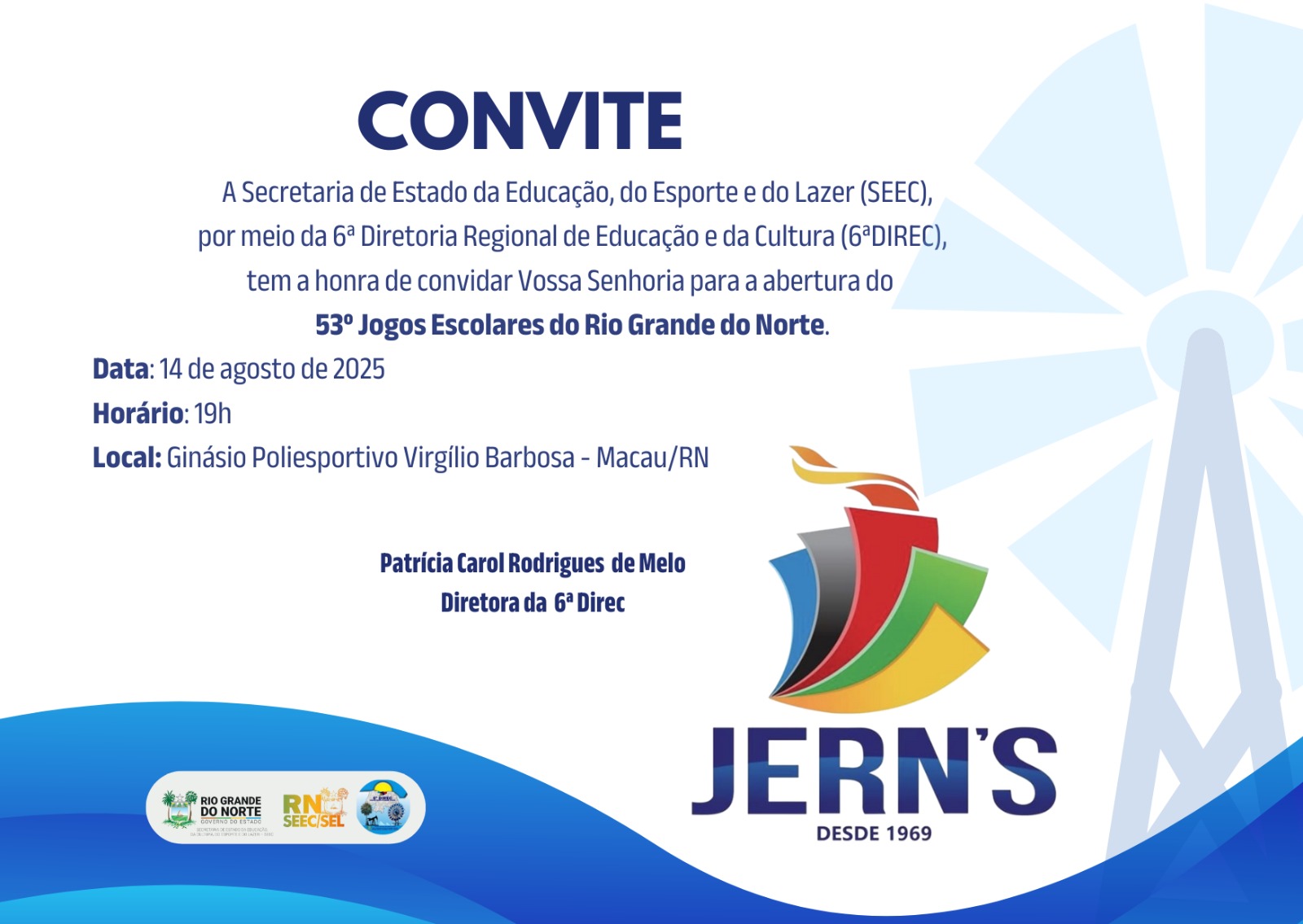 CONVITE DA 6° DIREC DE MACAU