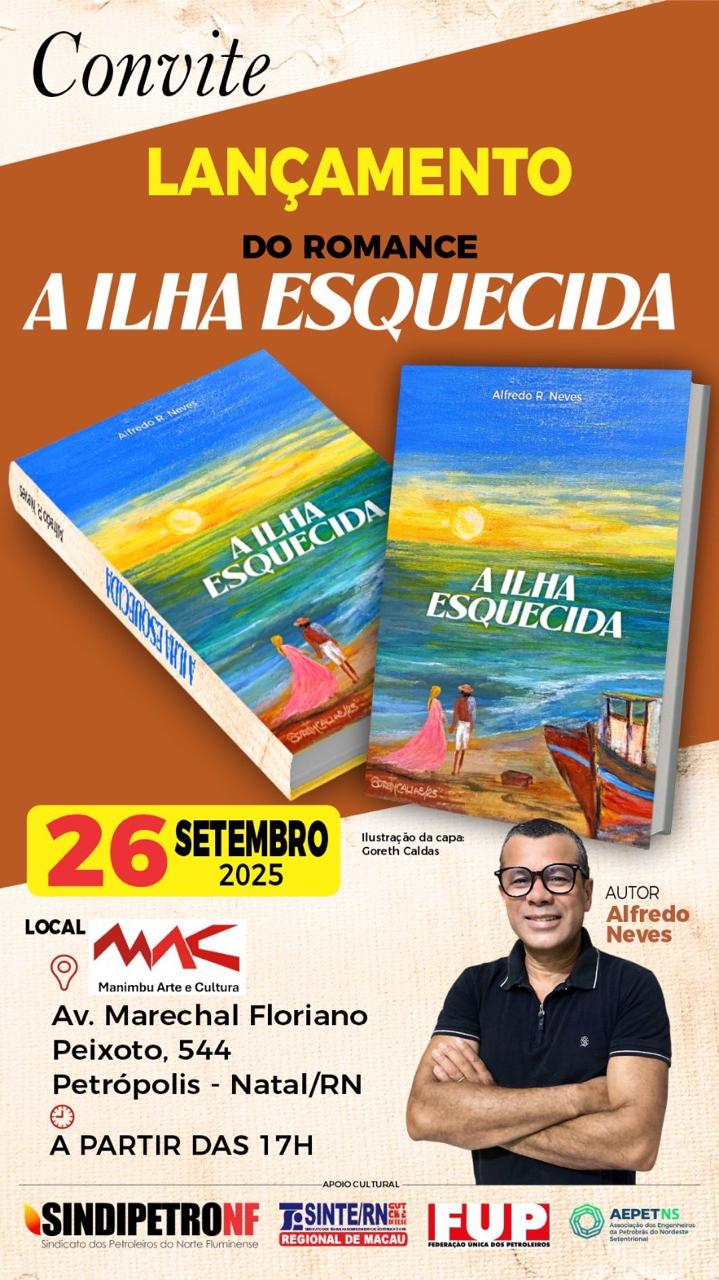 Lançamento do Livro de romance ” A ilha esquecida”
