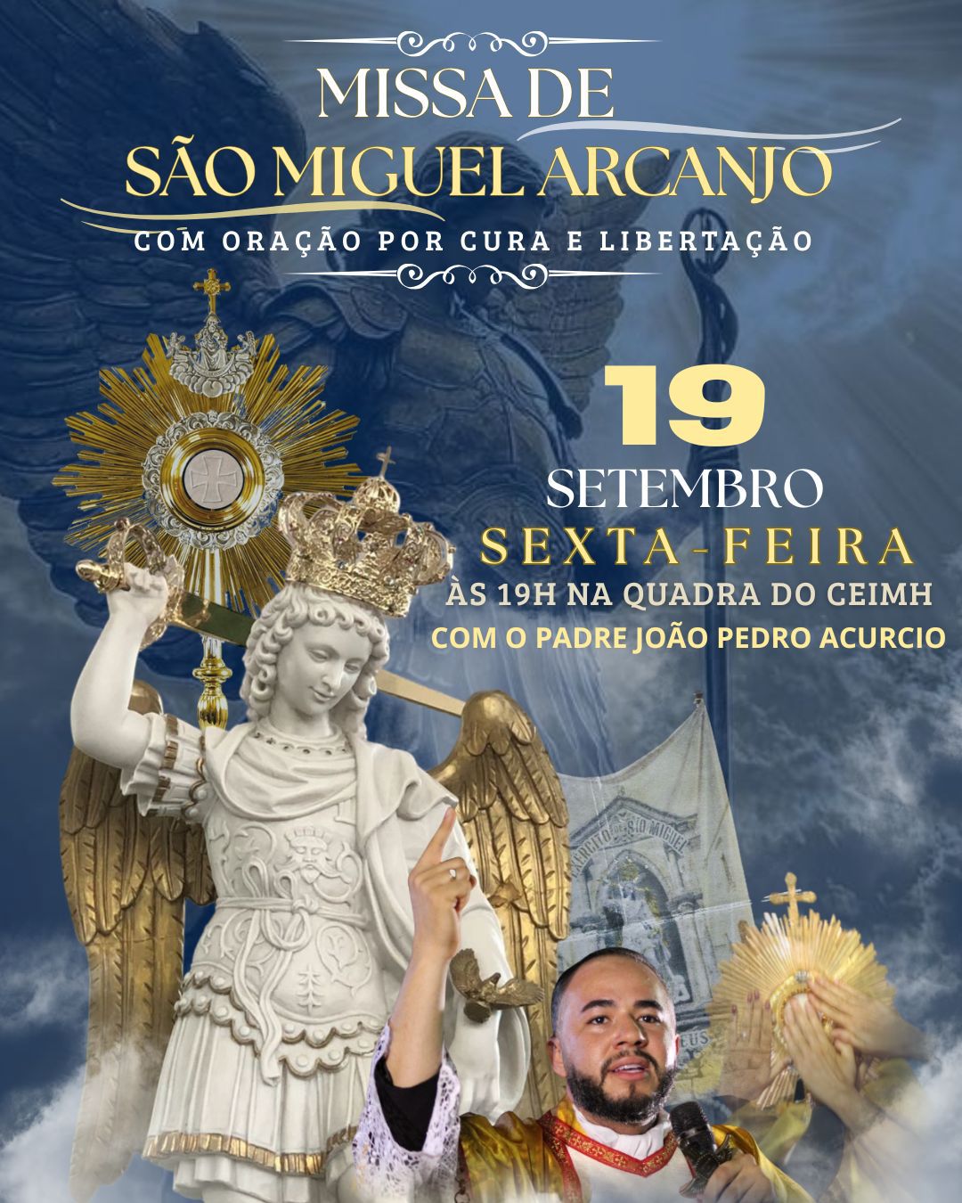 Missa de São Miguel Arcanjo dia 19 de setembro