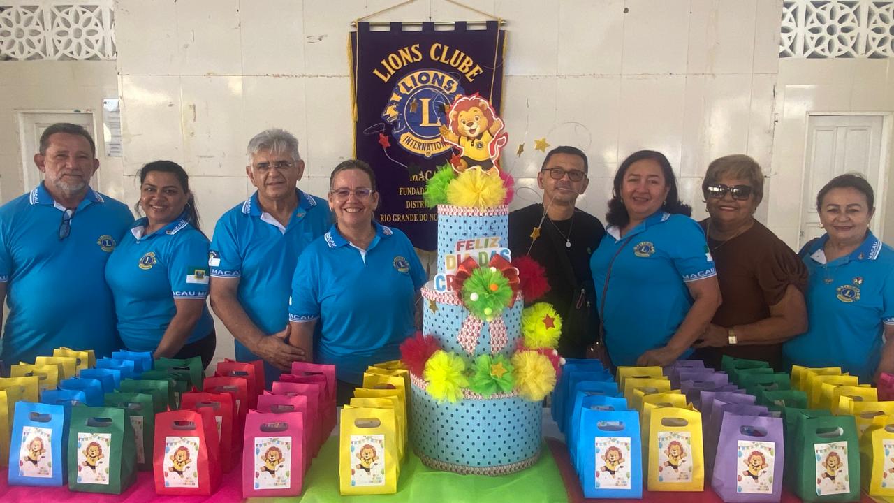 O CMEI – Lions Clube realizou evento em comemoração ao dia das crianças