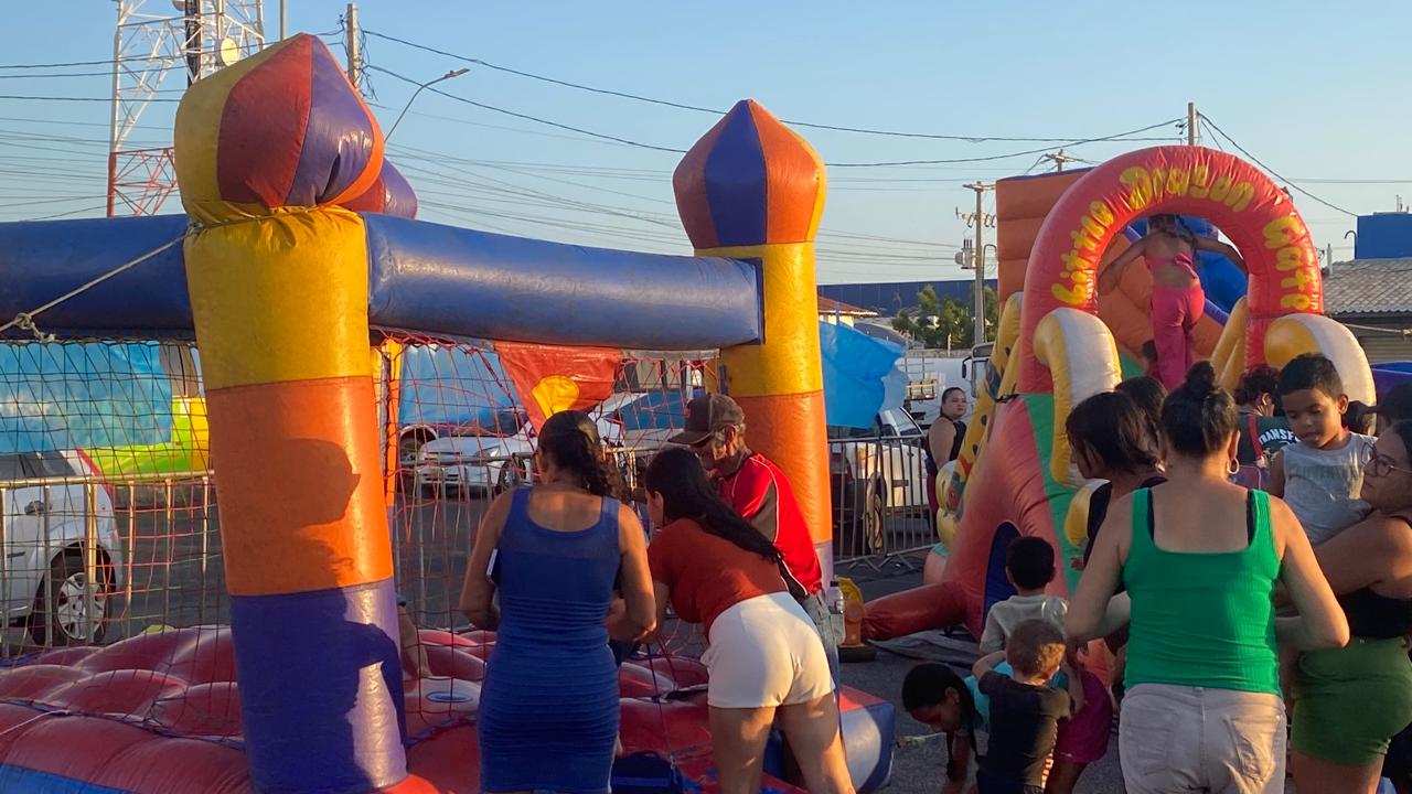 Evento das crianças realizado pela prefeitura de Macau