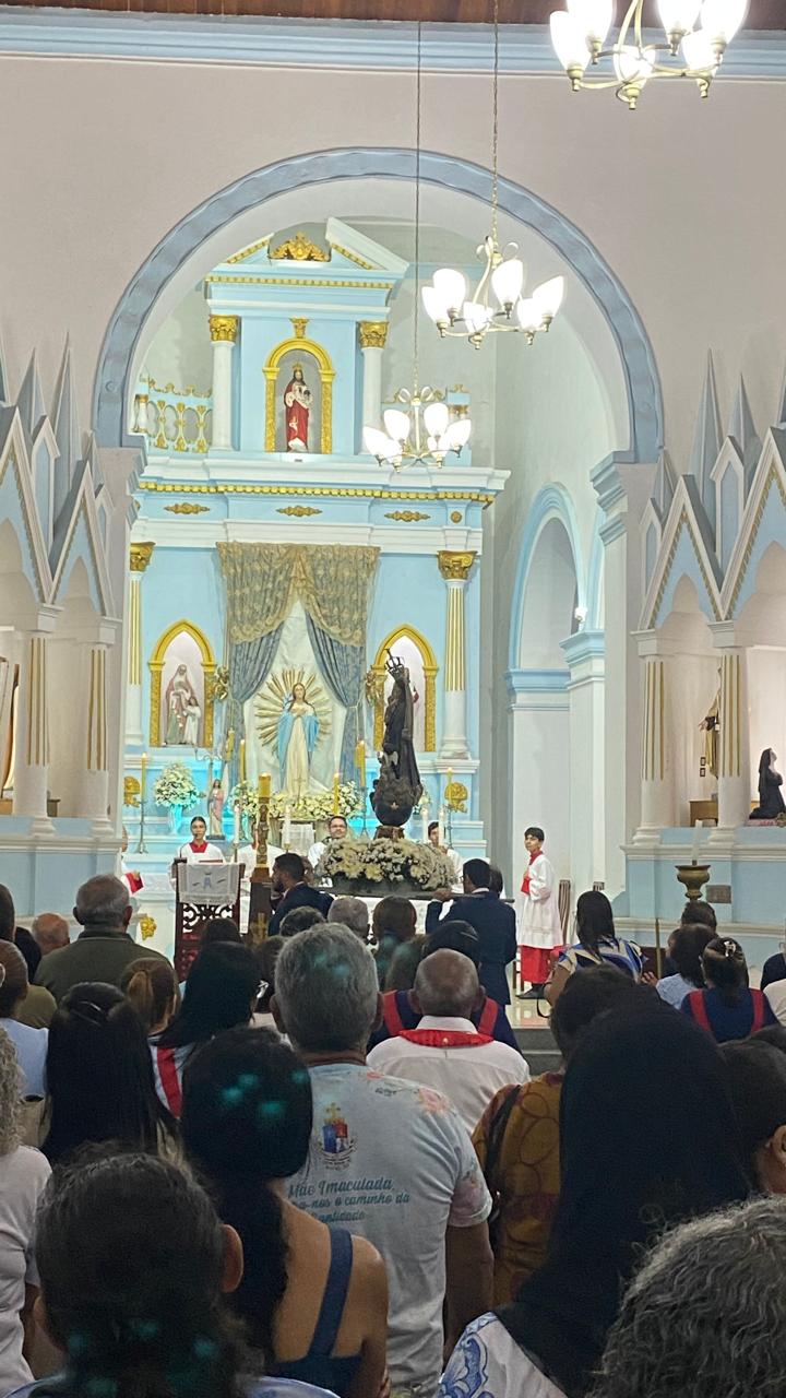 Abertura do mês de maio na paróquia de Macau