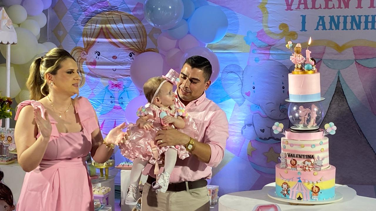 Celebrando o 1º ano de vida da Valentina