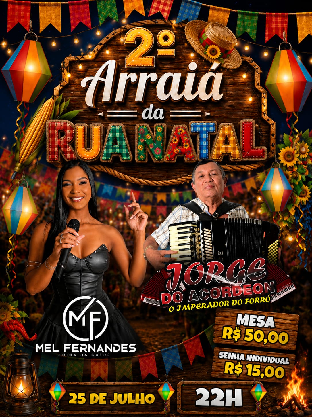 Vem aí o 2° arraiá da Rua Natal