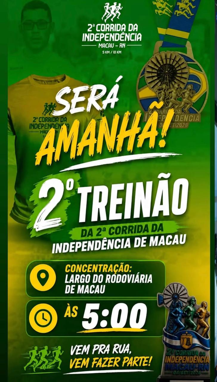 2° Treinão da corrida da independência