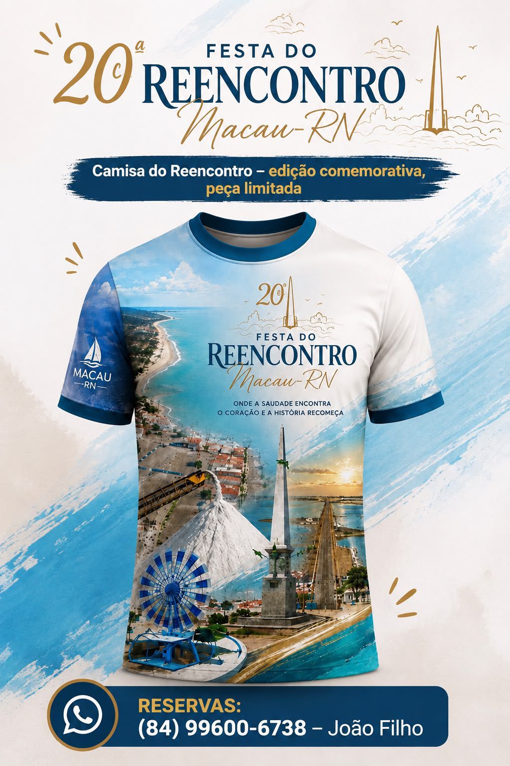 Camisa da 20° Festa do Reencontro