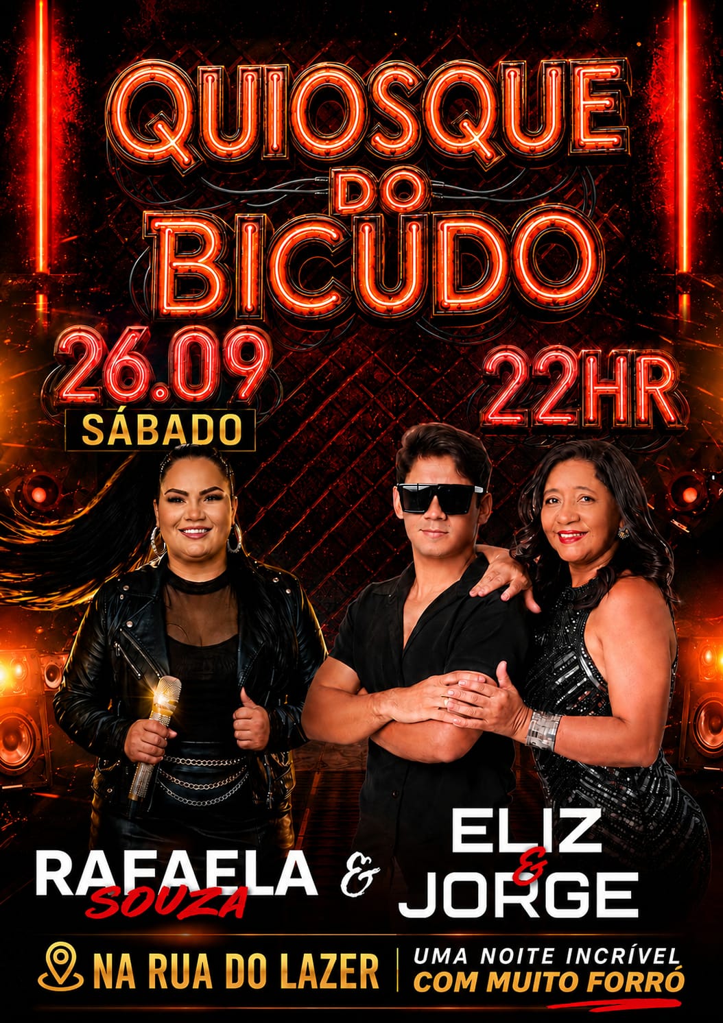 Uma noite de forró no Quiosque do Bicudo