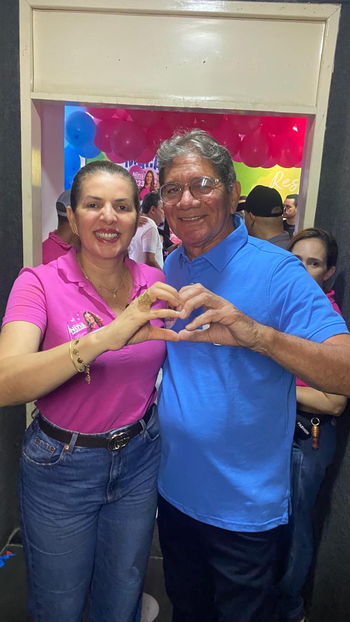 Zé Antônio Menezes declara apoio para a candidata a deputada federal Nina Souza