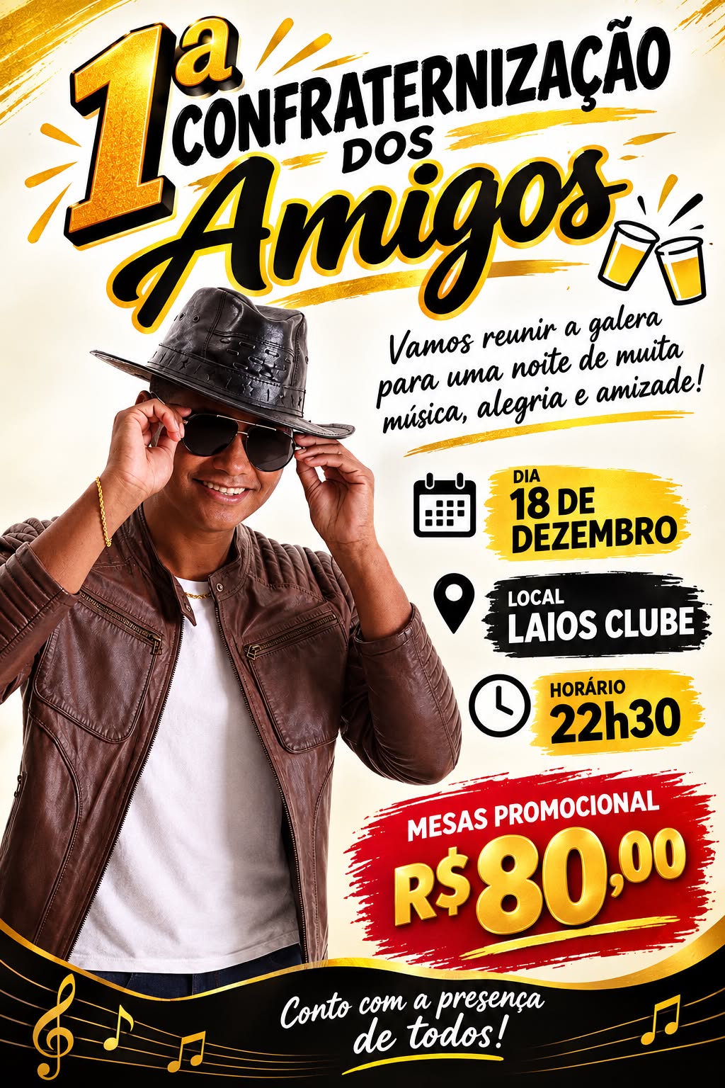 1° Confraternização dos amigos