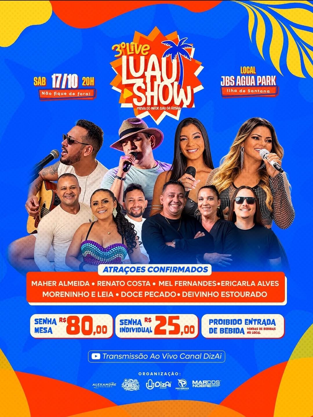 Prévia do 3° Luau Show